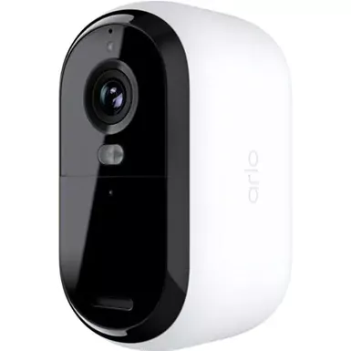 image of Arlo - Essential 1-Camera Outdoor Wireless HD Security Camera (2nd Generation) with Color Night Vision - White with sku:bb22212202-bestbuy