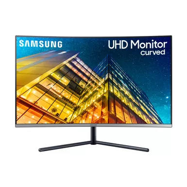 image of Samsung - 32" UR59C Curved 4K UHD Monitor with sku:lu32r590cwnxza-powersales