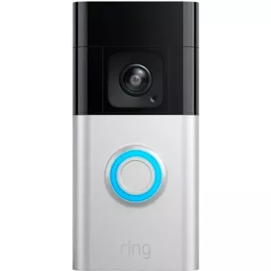 image of Ring - Battery Doorbell Pro Smart Wi-Fi Video Doorbell - Battery-powered with Head-to-Toe HD+ Video - Satin Nickel with sku:bb22263976-bestbuy