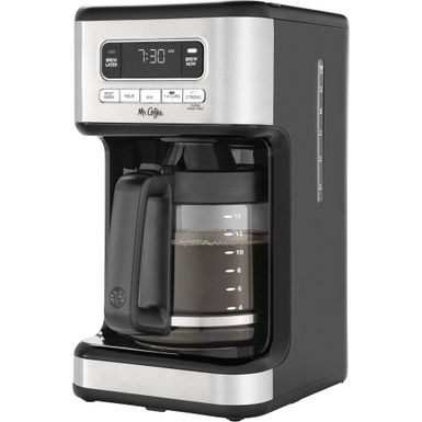 image of Mr. Coffee - 14-Cup Coffee Maker with Reusable Filter and Advanced Water Filtration - Black with sku:bb21810929-6473965-bestbuy-mr.coffee