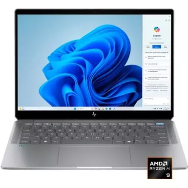 HP - OmniBook Ultra - Copilot+ PC - 14" 2.2K Touch-Screen Laptop - AMD Ryzen AI 9 365 - 32GB Memory - 1TB SSD - Meteor Silver