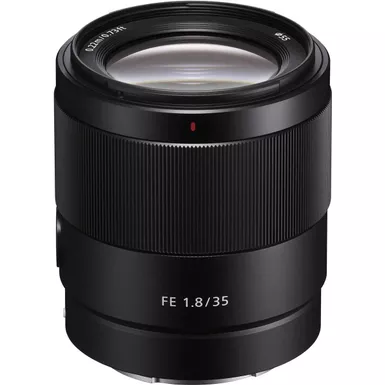 image of Sony - 35mm f/1.8 FE Wide-Angle Lens for Select E-Mount Cameras - Black with sku:iso3518f-adorama