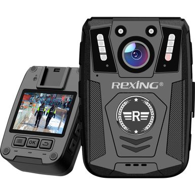image of Rexing - P1 1080p FHD Body Camera with 64GB Internal Memory - Black with sku:bb21500272-6404343-bestbuy-rexing