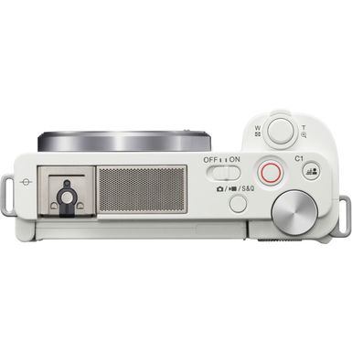 Top Zoom. Sony - Alpha ZV-E10 Mirrorless Vlog Camera - Body Only - White