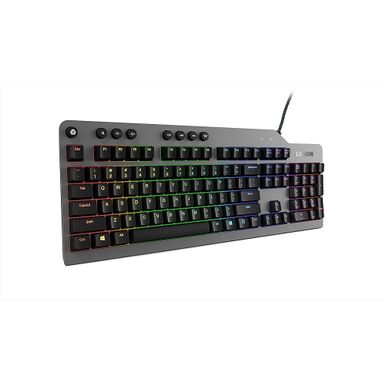 Alt View Zoom 15. Lenovo - Legion K500 Full-size Wired RGB Mechanical Gaming Keyboard - Black