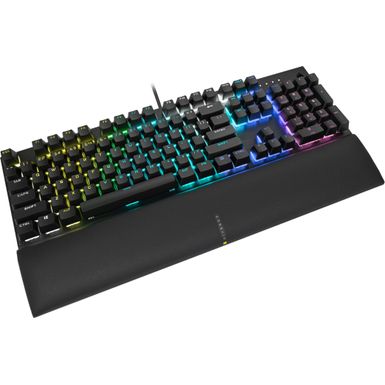 image of CORSAIR - K60 RGB Pro SE Full-size Wired Mechanical Cherry Viola Linear Gaming Keyboard with PBT Double-Shot Keycaps with sku:bb21699594-6428114-bestbuy-corsair