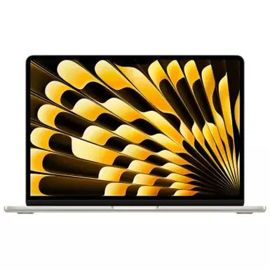 image of MacBook Air 13-inch Laptop - Apple M3 chip - 16GB Memory - 512GB SSD (Latest Model) - Starlight with sku:bb22228876-bestbuy