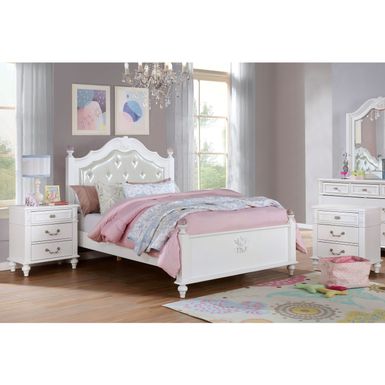 image of Furniture of America Marais 3-piece Bedroom Set with 2 Nightstands - Full with sku:h2whiim9styxhzp3wmti1wstd8mu7mbs-fur-ovr
