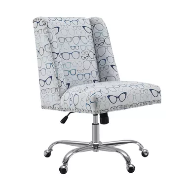 image of Delafield Office Chair Glasses Print with sku:lfxs1412-linon