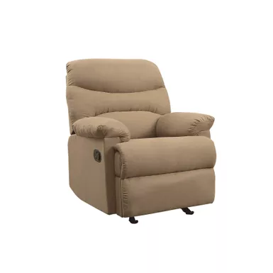 ACME Arcadia Motion Recliner, Light Brown Microfiber