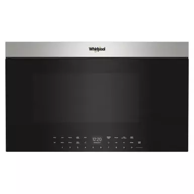 image of Whirlpool Over The Range Microwave 1.1 Cu. Ft. In Fingerprint Resistant Stainless Steel Finish with sku:wmmf7330rzss-abt