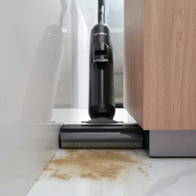 image of Tineco - Floor One S6 Extreme Pro - 3 in 1 Mop, Vacuum & Self Cleaning Smart Floor Washer with iLoop Smart Sensor - Black with sku:bb22218867-bestbuy