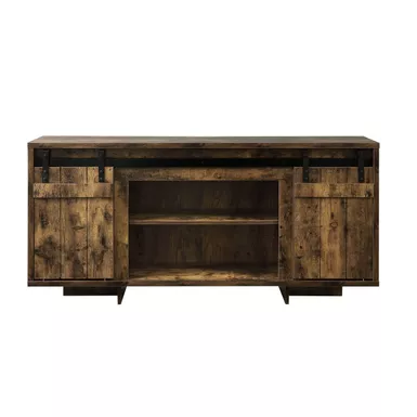 ACME Bellarosa TV Stand (Same LV01441), Rustic Oak