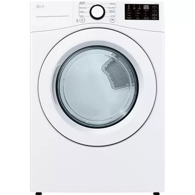 image of LG - 7.4 Cu. Ft. Electric Dryer with Wrinkle Care - White with sku:bb22063543-bestbuy