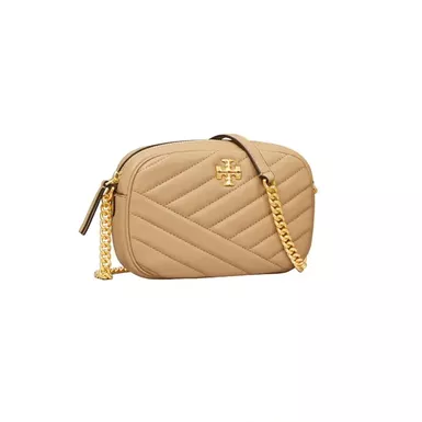 Tory Burch Kira Chevron Camera Bag (Desert Dune)