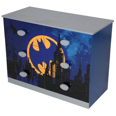 Rent to own O'Kids Blue Wood 6-drawer Batman Dresser - Batman - FlexShopper