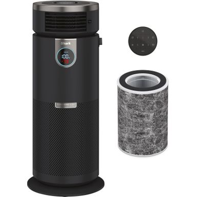Alt View Zoom 25. Shark - 3-in-1 Max Air Purifier, Heater & Fan with NanoSeal HEPA, Cleansense IQ, Odor Lock, for 1000 Sq. Ft - Charcoal Gre