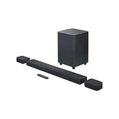 image of JBL - BAR 1000 7.1.4-channel soundbar with detachable surround speakers, MultiBeam, Dolby Atmos, and DTS:X - Black with sku:jblbar1000problkam-powersales