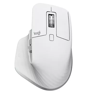 image of Logitech - MX Master 3S Wireless Laser Mouse with Ultrafast Scrolling - Pale Gray with sku:bb21977916-bestbuy