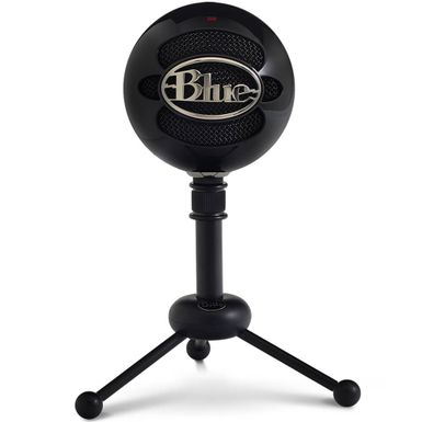 image of Blue Microphones Snowball USB Condenser Microphone - Gloss Black with sku:snowballblk-electronicexpress