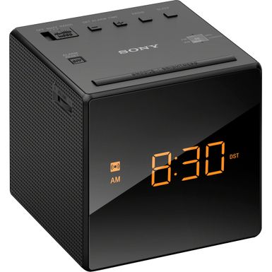 image of Sony - ICF-C1 Radio Alarm Clock - Black with sku:bb19507519-6010016-bestbuy-sony