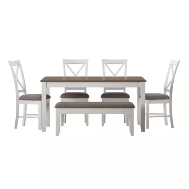 Andette 6Pc Dining Set Taupe