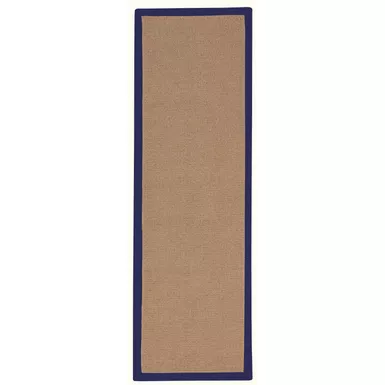 Abberly Cork And Blue 2.6X8 Area Rug