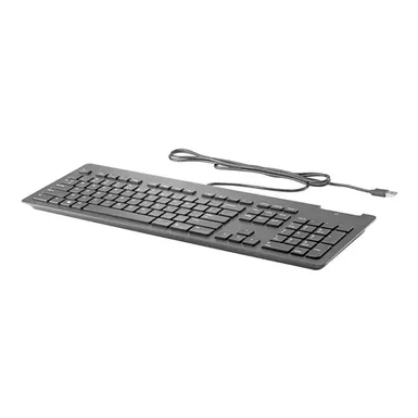image of HP Business Slim - keyboard - US - black with sku:bb20684568-bestbuy