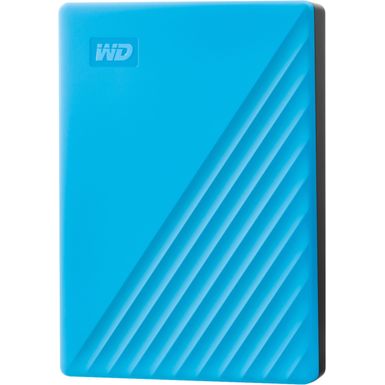 image of WD - My Passport 4TB External USB 3.0 Portable Hard Drive - Blue with sku:bb21269568-6356888-bestbuy-westerndigital