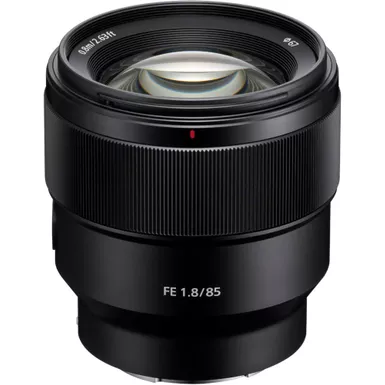 image of Sony - FE 85mm f/1.8 Telephoto Prime Lens for E-mount Cameras - Black with sku:bb21333128-bestbuy