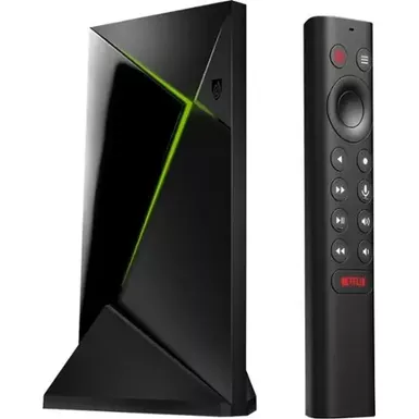 image of NVIDIA - SHIELD Android TV Pro - 16GB - 4K HDR Streaming Media Player with Google Assistant and GeForce NOW - Black with sku:bb21329531-bestbuy