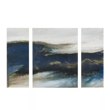 image of Rolling Waves Triptych 3-piece Canvas Wall Art Set with sku:ii95c-0061-olliix
