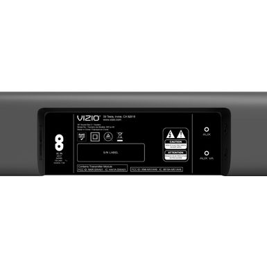Alt View Zoom 17. VIZIO - 5.1-Channel M-Series Premium Sound Bar with Wireless Subwoofer, Dolby Atmos and DTS:X - Dark Charcoal