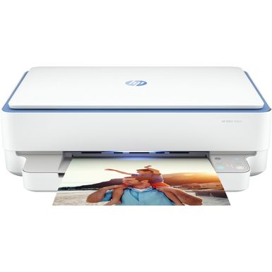 image of HP - ENVY 6065e Wireless All-in-One Inkjet Printer with 3 months of Instant Ink included with HP+ with sku:bb22124202-6540778-bestbuy-hp