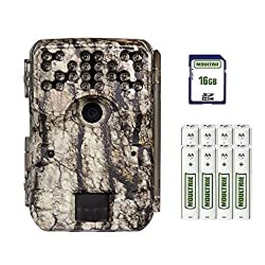 Moultrie A900 Bundle Trail Camera (2020) | Batteries | 16 MB SD Card | Compatible with Moultrie Mobile, Moultrie White Bark (MCG-14001)