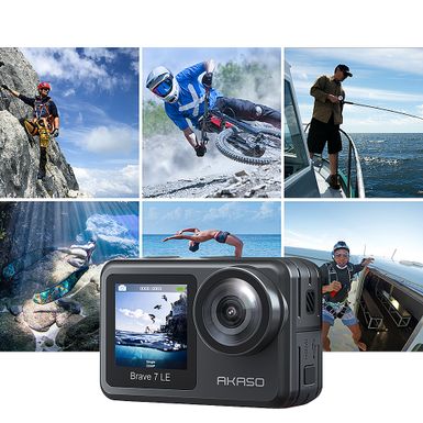 Alt View Zoom 19. AKASO - Brave 7 LE SE 4K Waterproof Action Camera with Remote