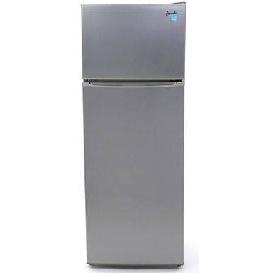 image of Avanti 7.4 Cu. Ft. Stainless Steel Apartment Size Refrigerator with sku:ra75v3ss-ra75v3s-abt