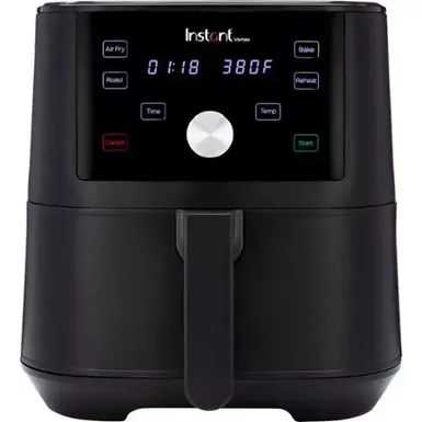 Instant Pot - 6 Quart Vortex 4-in-1 Air Fryer Oven - Black