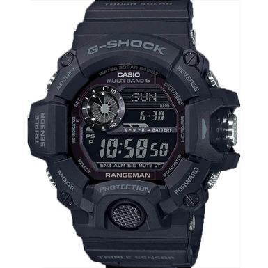 image of Casio GW94001B /Tactical Rangeman G-Shock Solar Watch - Black with sku:gw94001b-electronicexpress
