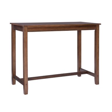 image of Ansley Counter Height Pub Table Rustic Brown with sku:lfxs1916-linon