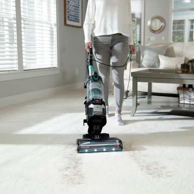 Left Zoom. BISSELL - MultiClean Allergen Lift-Off Pet - Black with Electric Blue Accents