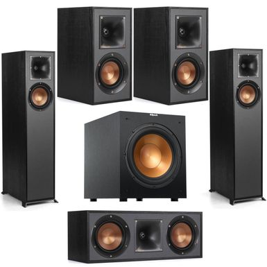 image of Klipsch Reference R-610F 5.1 Home Theater Pack with sku:kpr610fn-adorama