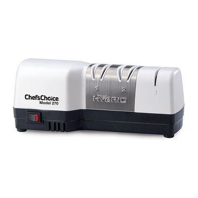 image of Chef'sChoice - Electric and Manual Hybrid Knife Sharpener - White with sku:bb21666020-bestbuy