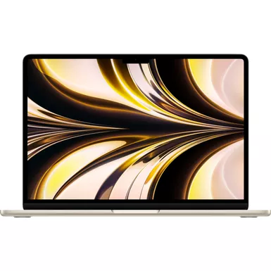 image of MacBook Air 13.6" Laptop - Apple M2 chip - 8GB Memory - 256GB SSD - Starlight with sku:mly13ll/a-streamline