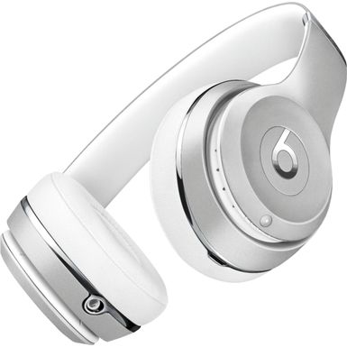 Alt View Zoom 13. Beats by Dr. Dre - Solo³ The Beats Icon Collection Wireless On-Ear Headphones - Satin Silver