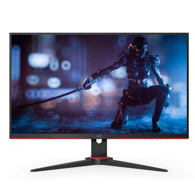 AOC 27G2SE 27" 16:9 Full HD 165Hz VA LCD HDR Gaming Monitor, Black/Red