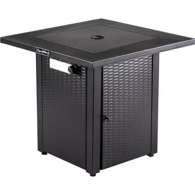 image of Legacy Heating - 28-Inch Square Fire Table - Black with sku:bb22065674-bestbuy