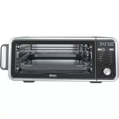 image of Ninja - Foodi Convection Toaster Oven with 11-in-1 Functionality with Dual Heat Technology and Flip functionality - Silver with sku:bb21803112-bestbuy