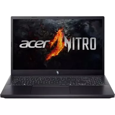 image of Acer - Nitro V ANV15-41-R2Y3 Gaming Laptop- 15.6" Full HD 144Hz - AMD Ryzen 5 7535HS - GeForce RTX 4050 - 16GB DDR5 - 512GB SSD - Obsidian Black with sku:bb22274794-bestbuy
