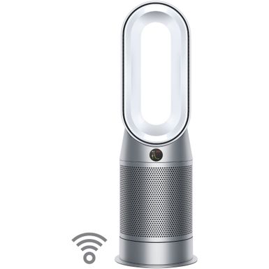 image of Dyson - Purifier Hot+Cool - HP07 - Smart Tower Air Purifier, Heater and Fan - White/Silver with sku:368960-01-powersales